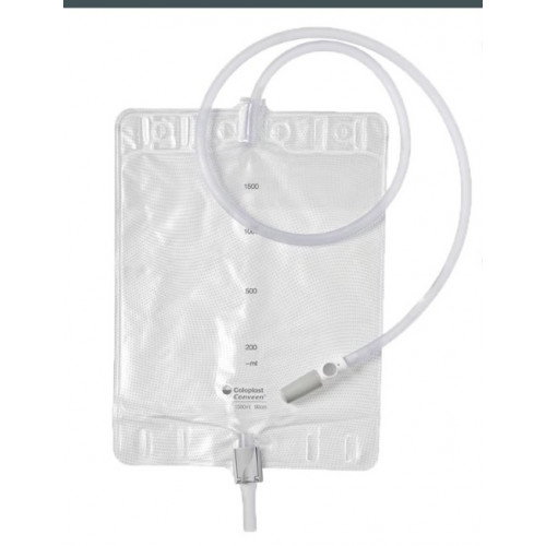 5062 Conveen  İdrar Torbası 1500 ml  (10'lu)  ( Bacağa bağlanabilen ve kalın Hortumlu )