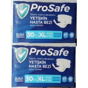 PROSAFE HASTA ALT BEZİ  BAĞLAMA X-LARGE TEXTİL YÜZEY  120-160 CM  2X30=60 ADET