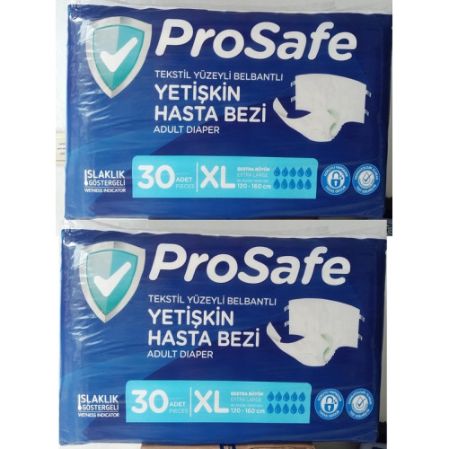 PROSAFE HASTA ALT BEZİ  BAĞLAMA X-LARGE TEXTİL YÜZEY  120-160 CM  2X30=60 ADET